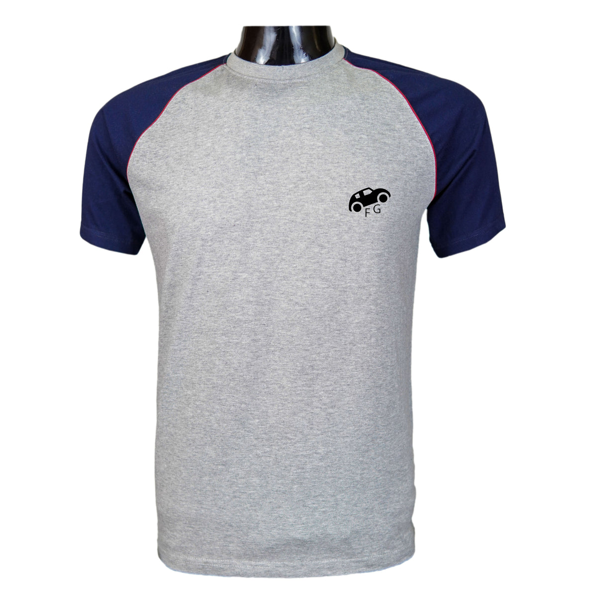 MEN Crew Neck Raglan Short Sleeve T Shirt - Foxy Garments