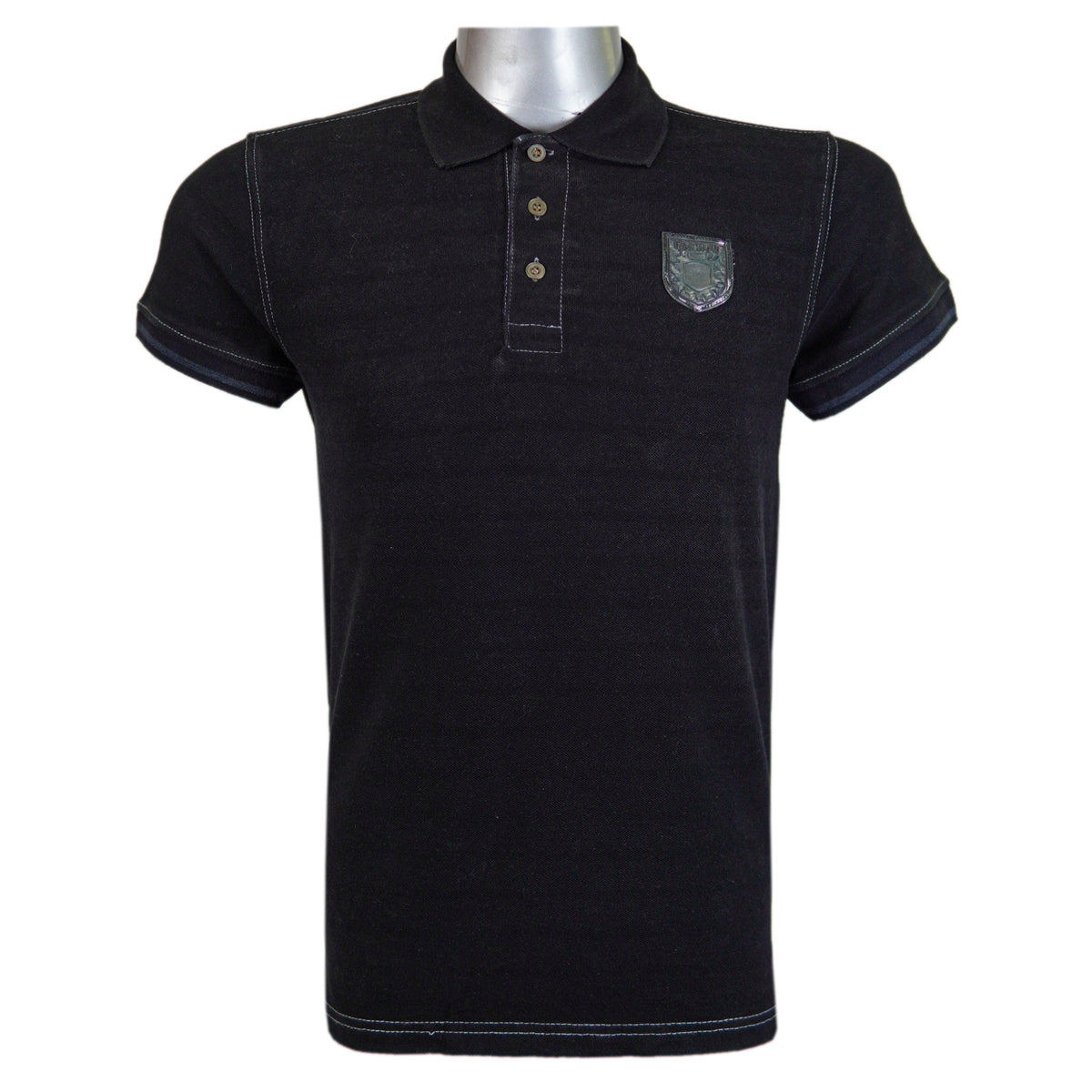 Black Linning Polo Shirt - Foxy Garments