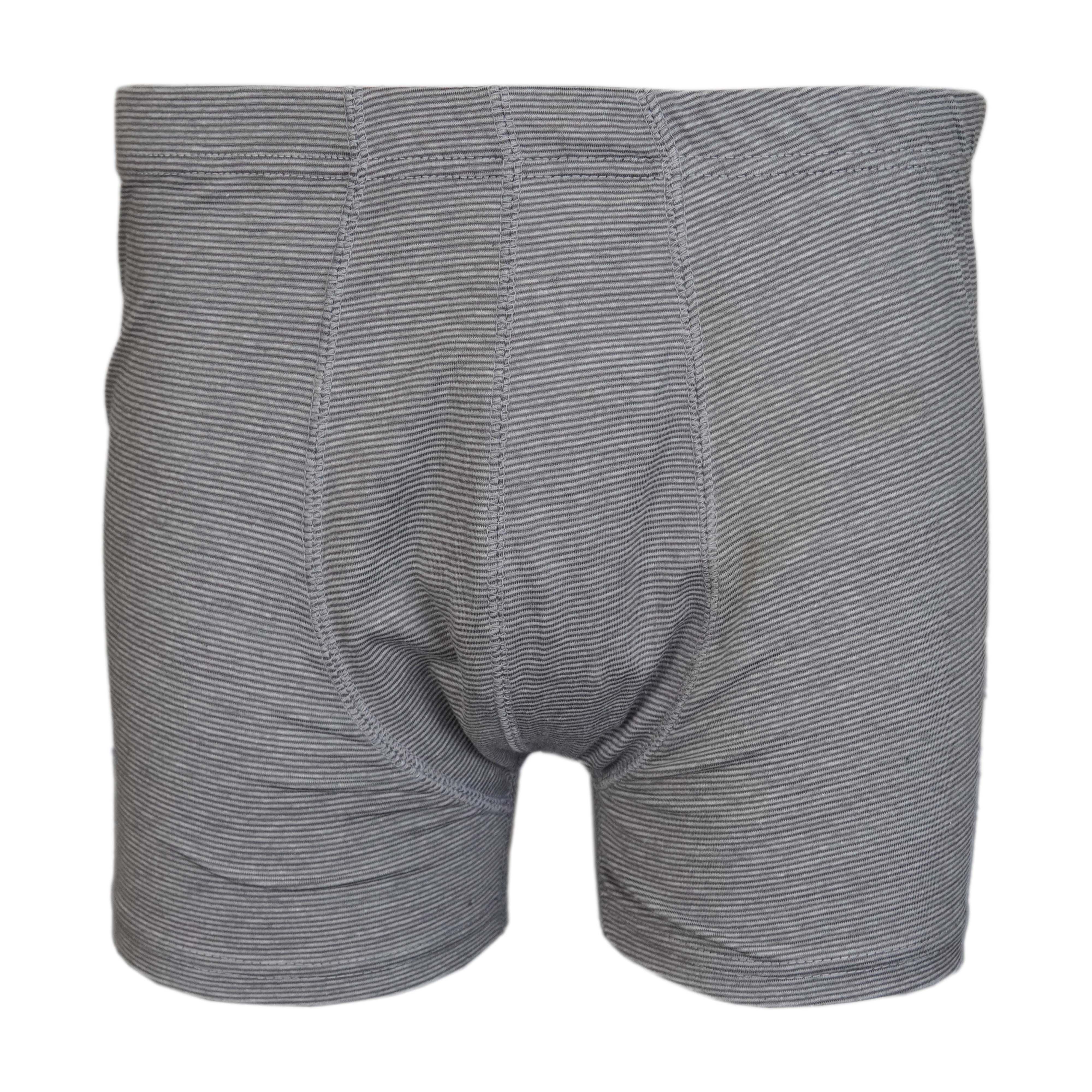 Men 2 Pieces Linning Boxer Grey Color - Foxy Garments