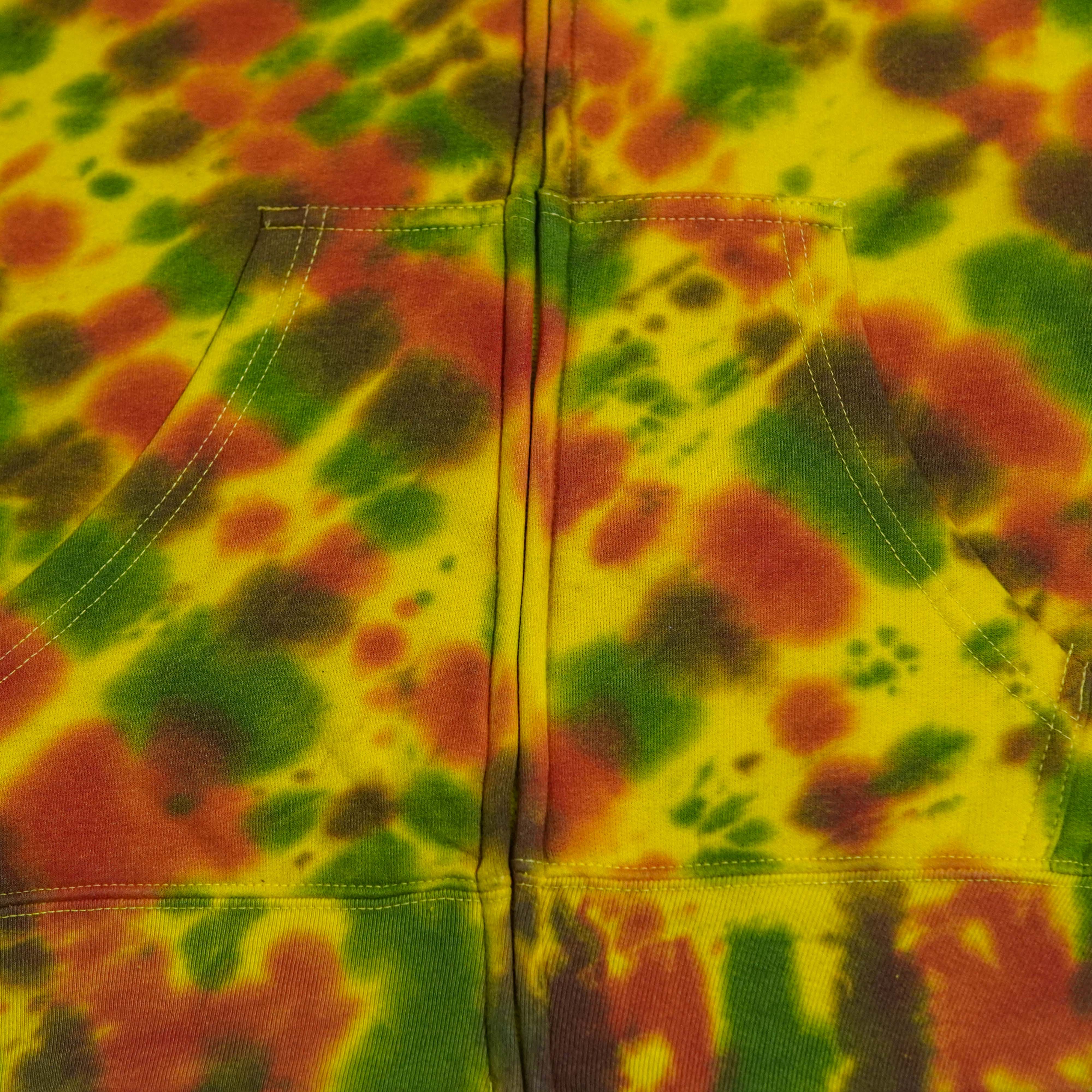 Orlando Yellow Shade Tie & Dye Hoodie - Foxy Garments