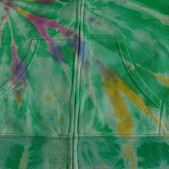 Orlando Green Tie & Dye Hoodie - Foxy Garments