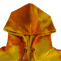 Orlando Fire Effect Tie & Dye Hoodie - Foxy Garments