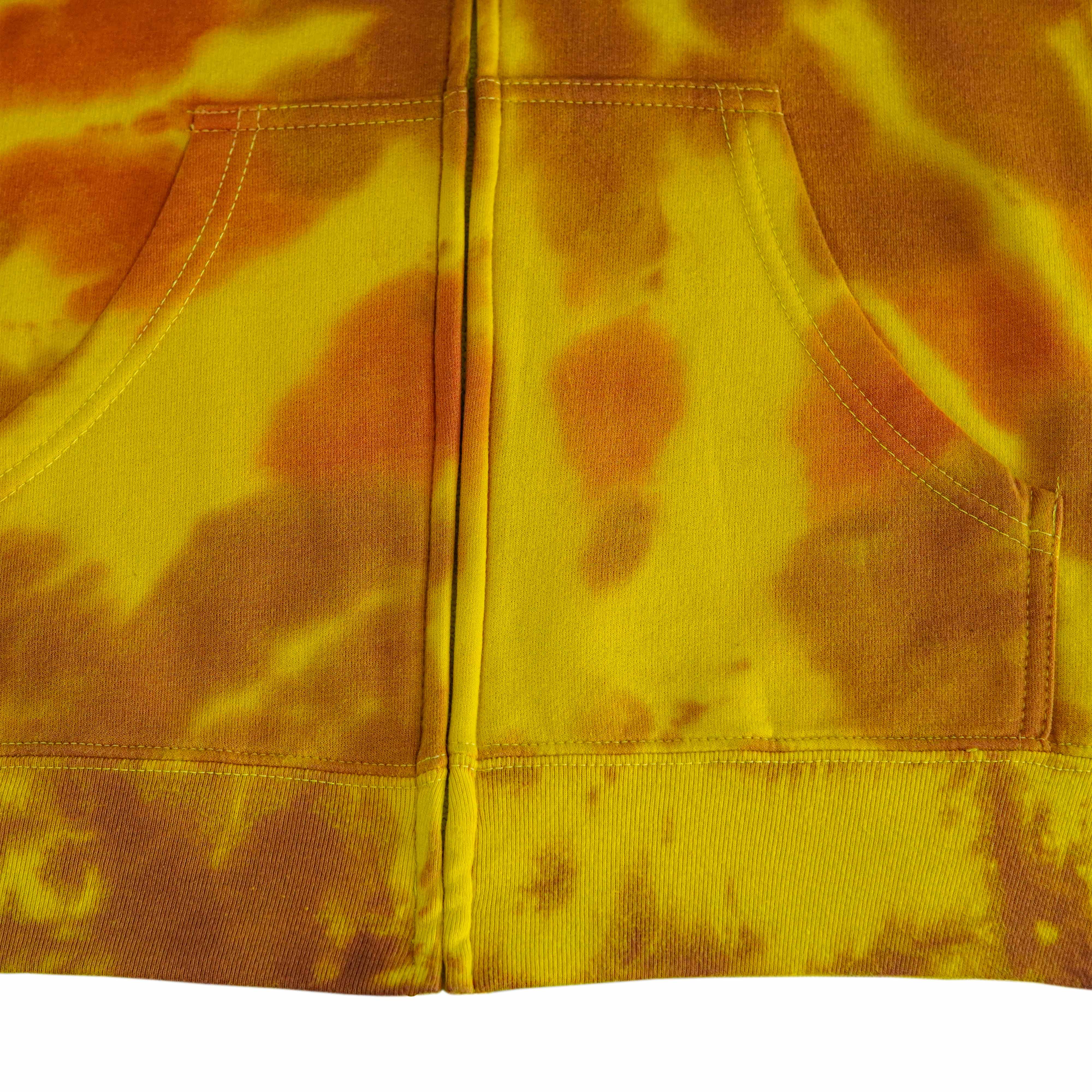 Orlando Fire Effect Tie & Dye Hoodie - Foxy Garments