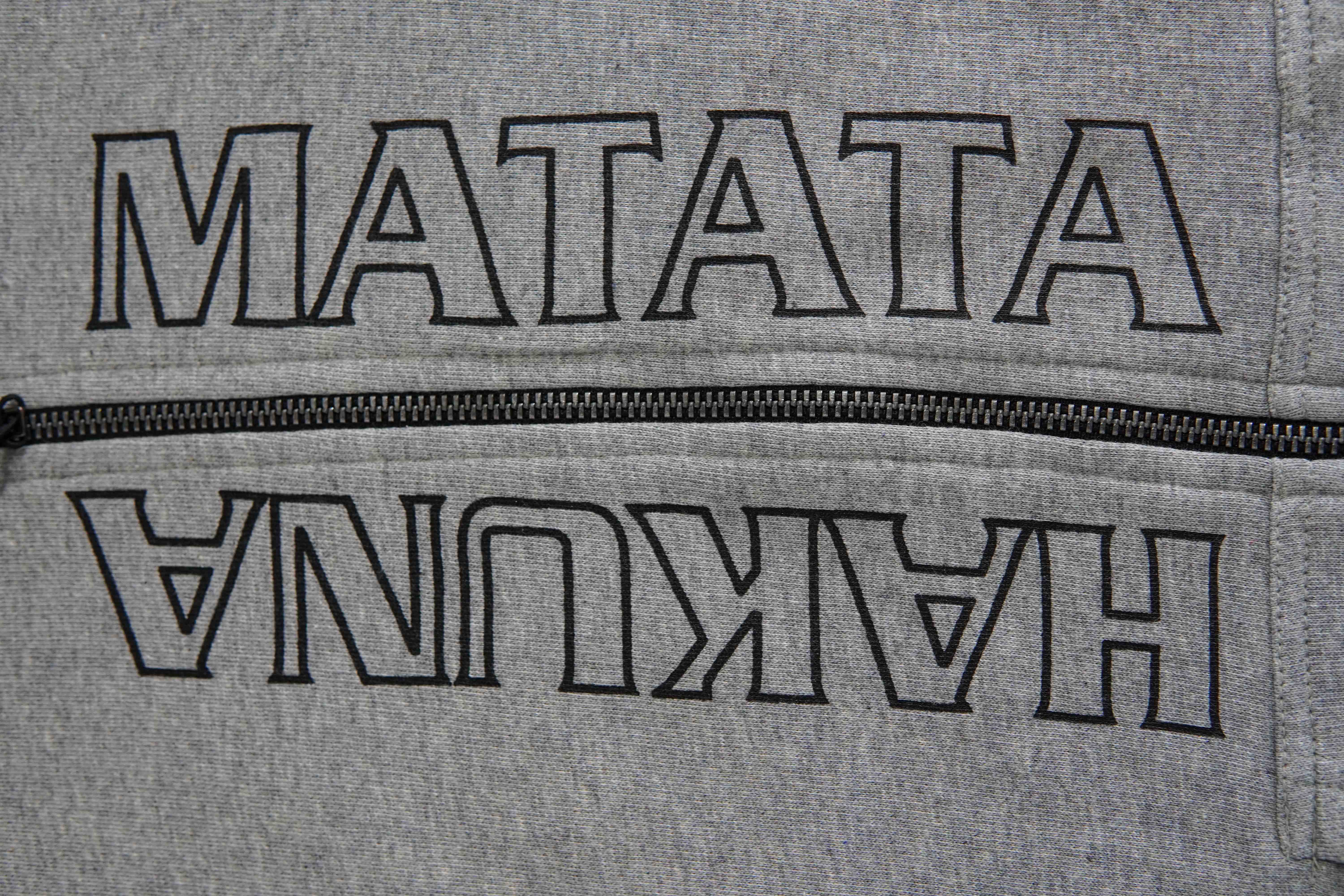 "HAKUNA MATATA" Plain Hoodie - Foxy Garments