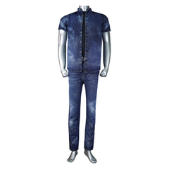 Half Sleeve Denim Suit - Foxy Garments