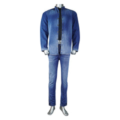 Long Sleeve Denim Suit - Foxy Garments