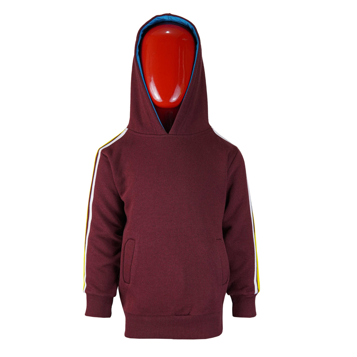 Plain Pullover Hoodie For Kids - Foxy Garments