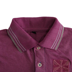 03-Tone Full Sleeve Polo Shirt For Kids - Foxy Garments