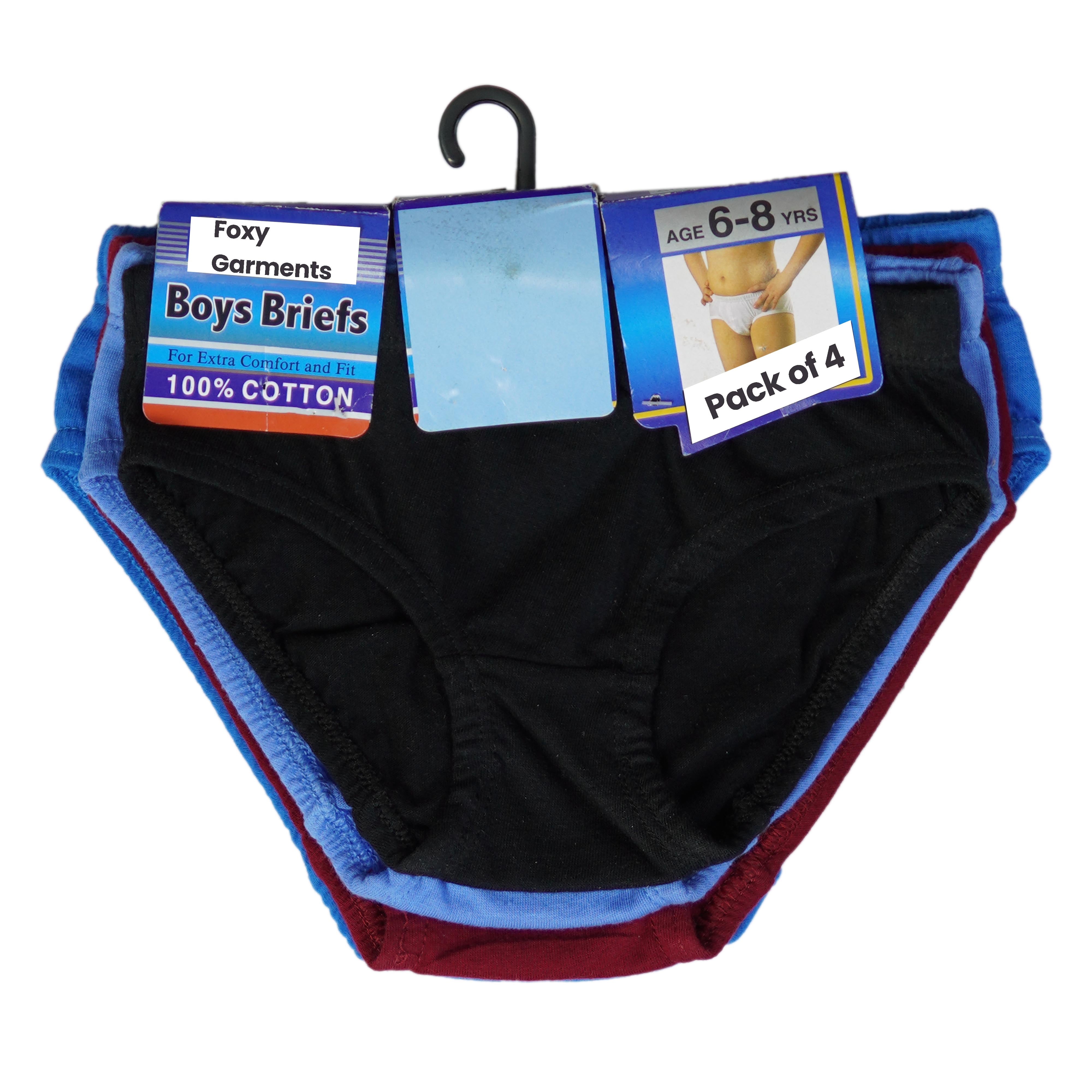 04 Pieces Kids Brief - Foxy Garments