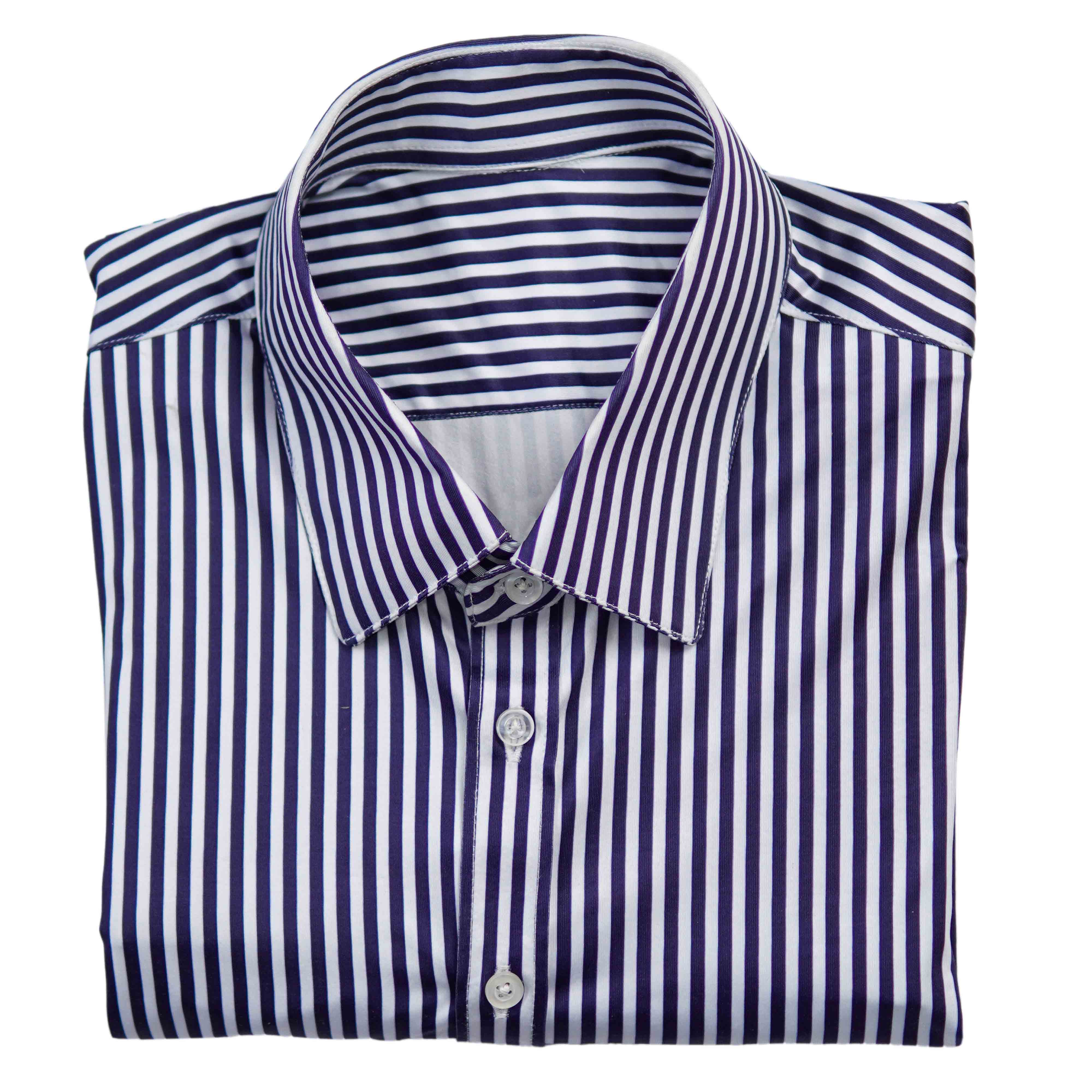 4-Way Stretched Wide Linning Formal Dress Shirt - Foxy Garments