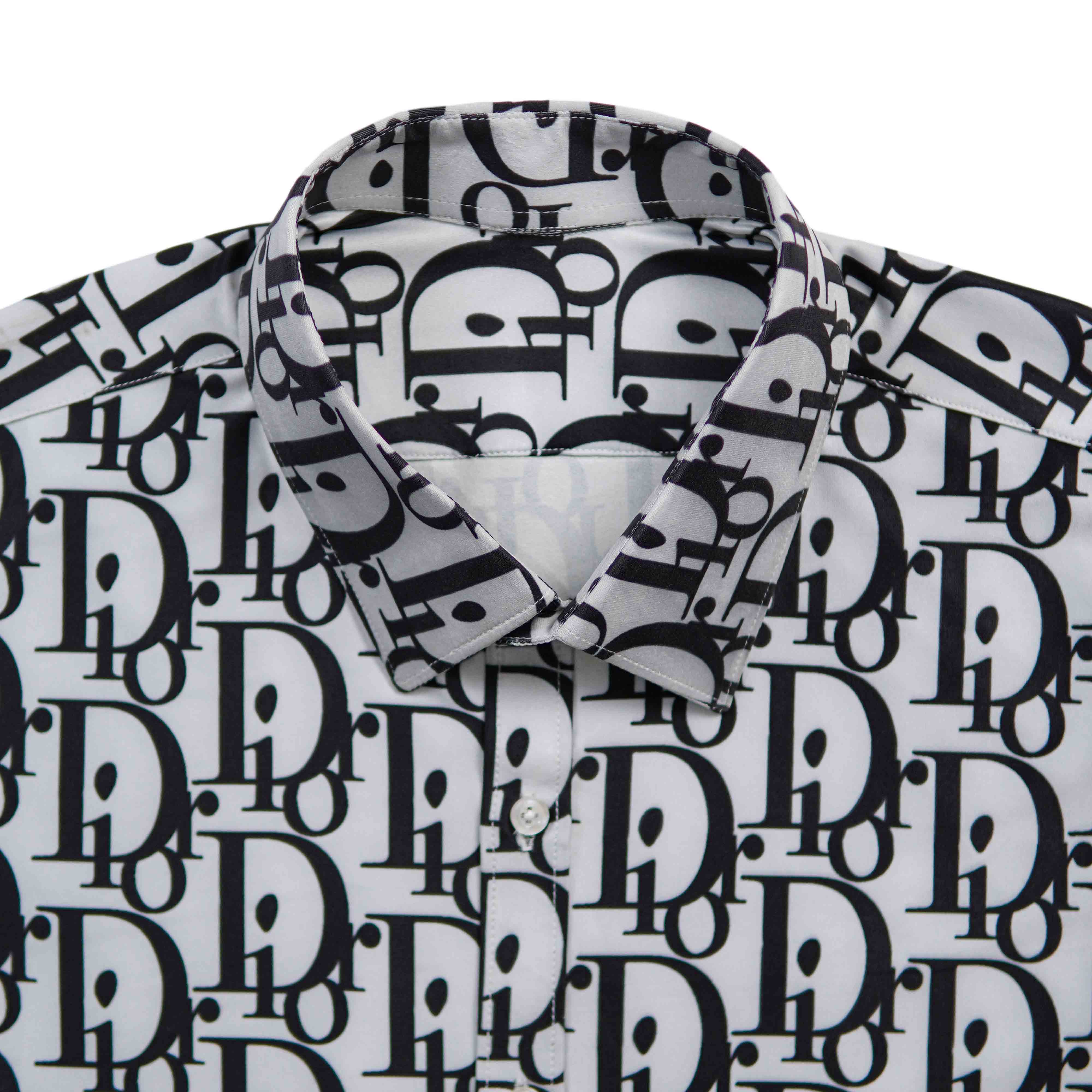 4-Way Stretched Printed Formal Dress Shirt - Foxy Garments