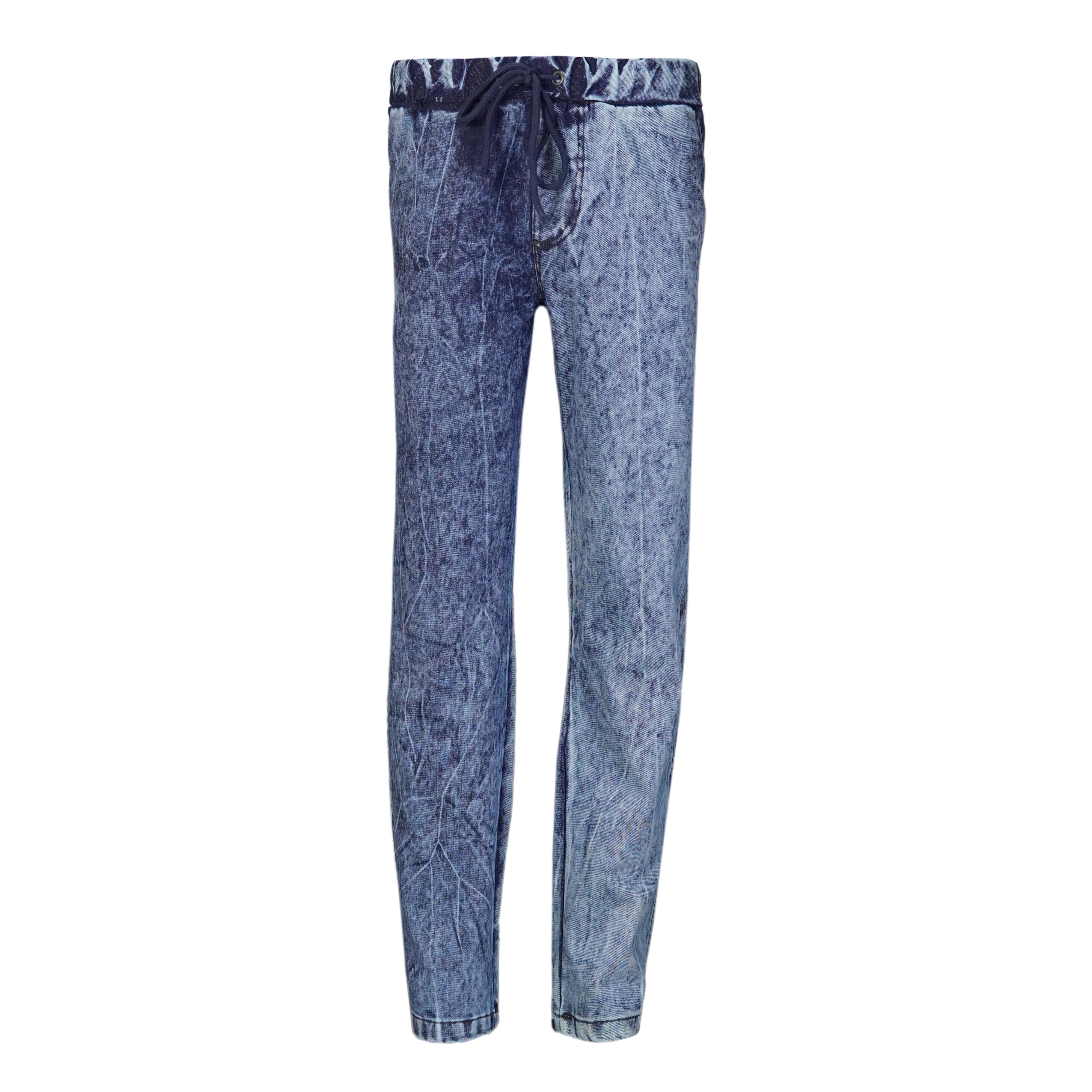 Denim Tie & Dye cloudy look Trouser - Foxy Garments