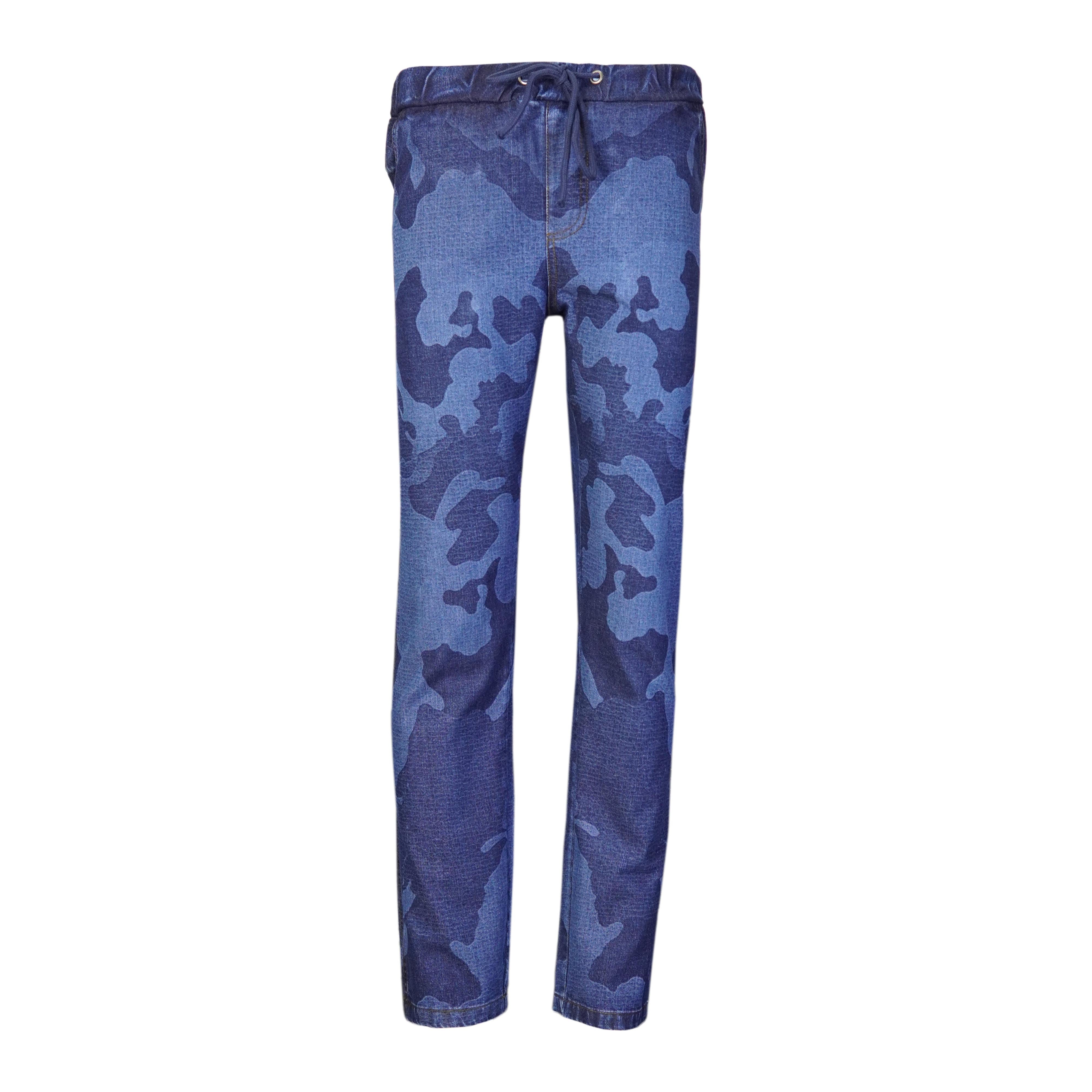 Camouflage washing Denim Trouser - Foxy Garments