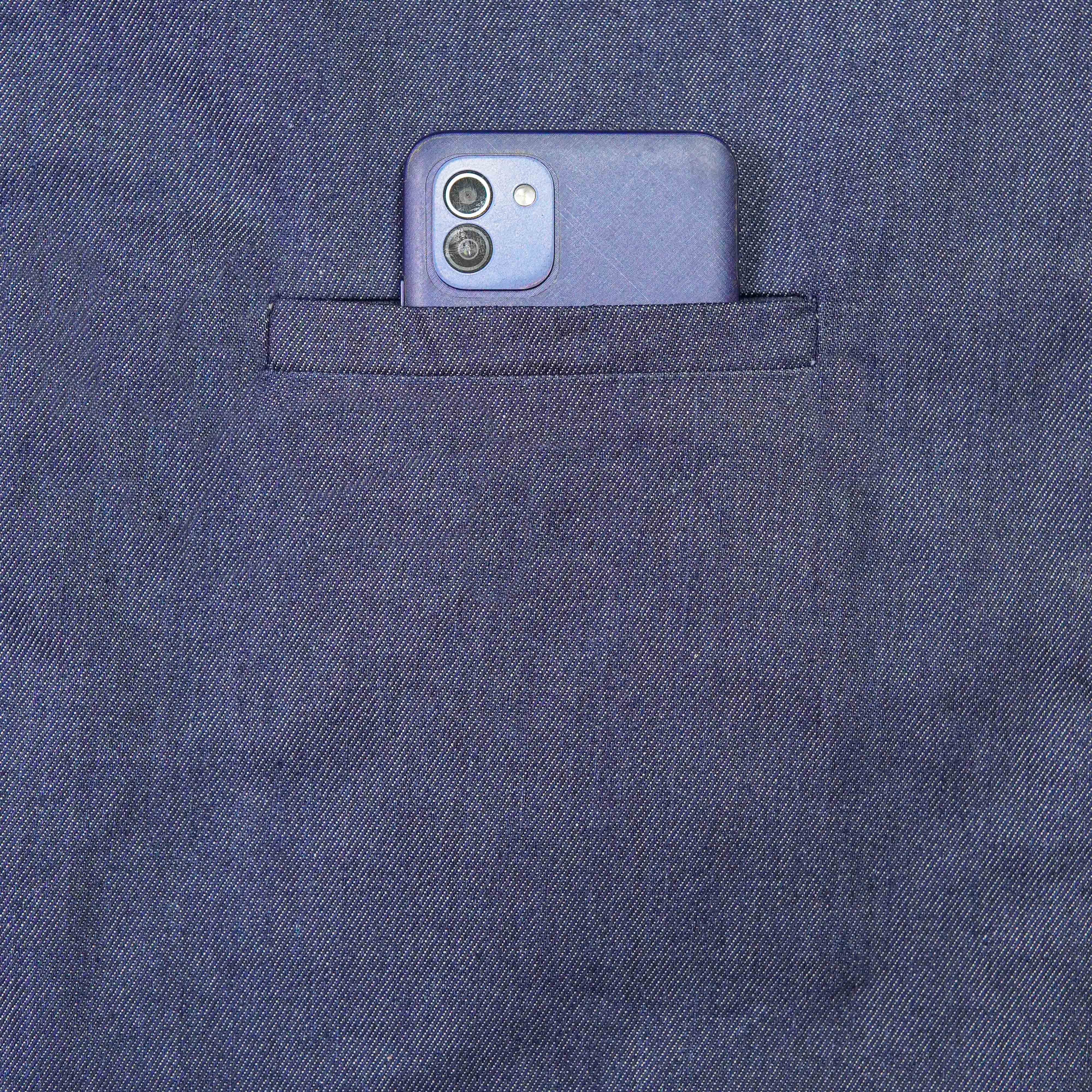 Denim Blazer Coat
