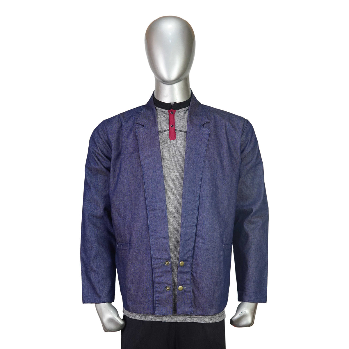 Denim Blazer Coat