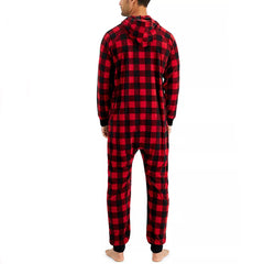 Checked Men Jump Suit - Foxy Garments