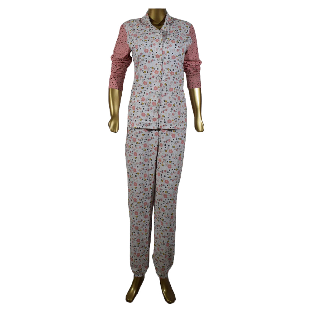 Flannel Women Night Suit - Foxy Garments