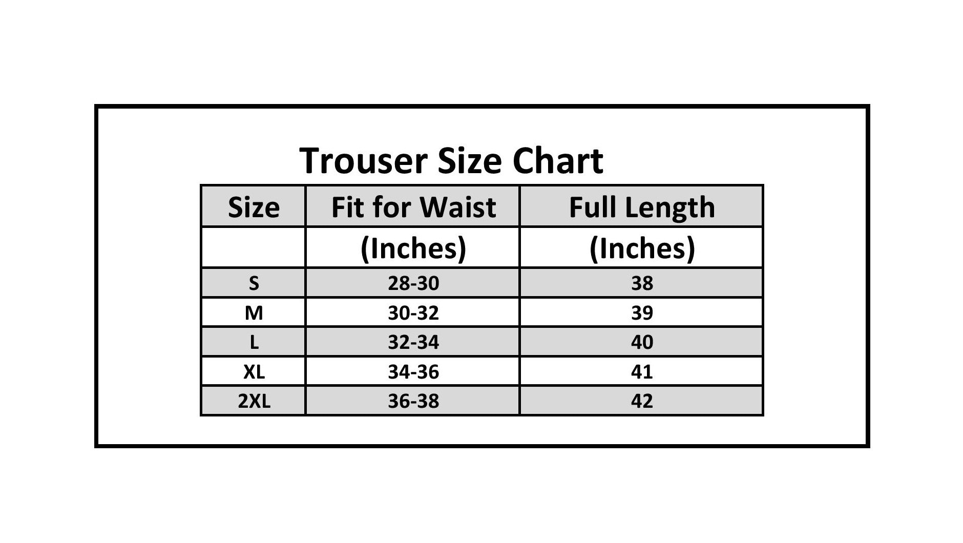 Men Tarry Trouser - Foxy Garments