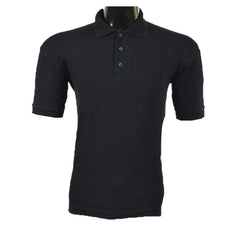 Plain Navy Blue Polo Shirt - Foxy Garments