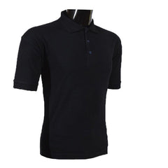 Plain Navy Blue Polo Shirt - Foxy Garments