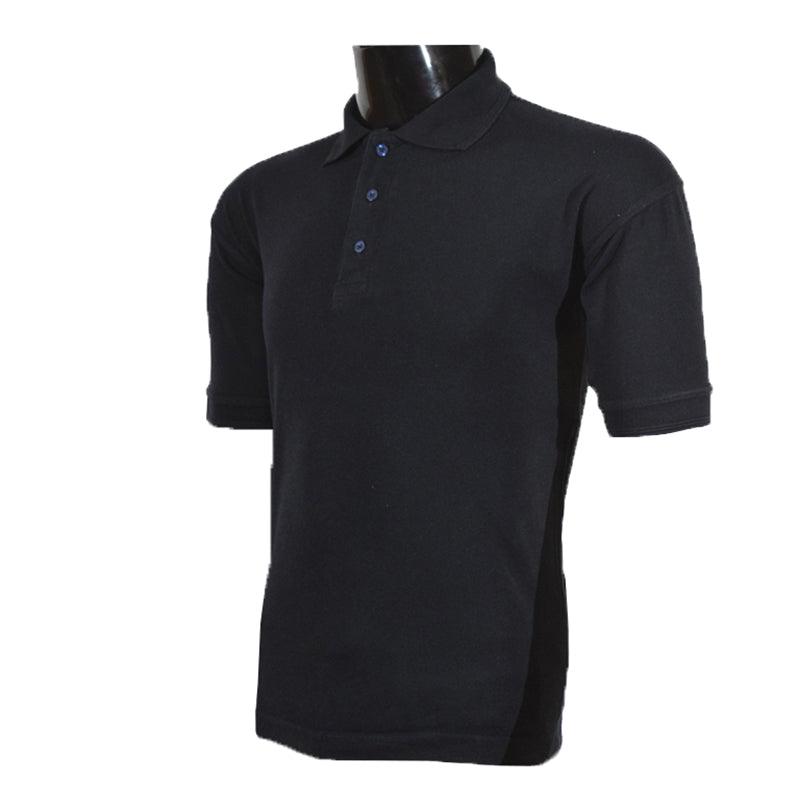 Plain Navy Blue Polo Shirt - Foxy Garments