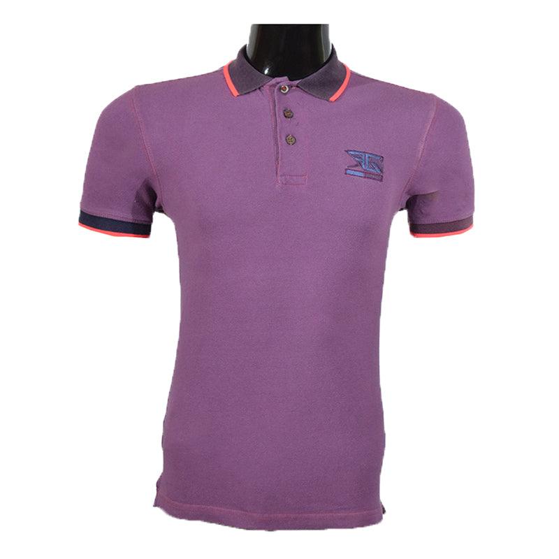 Royal Purple 02-Tone Polo Shirt - Foxy Garments