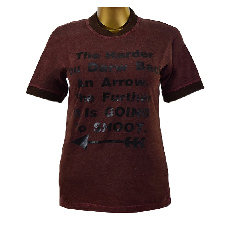 Women T Shirt With Arrow Print - Foxy Garments