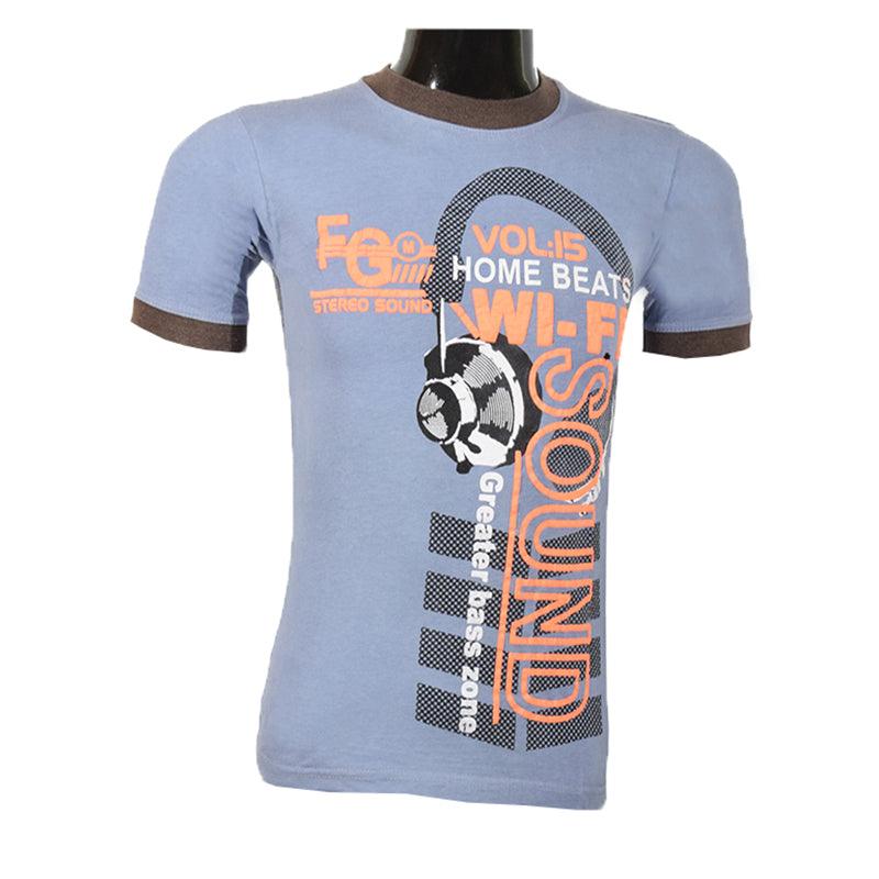 MEN Sound Printed T Shirt - Foxy Garments