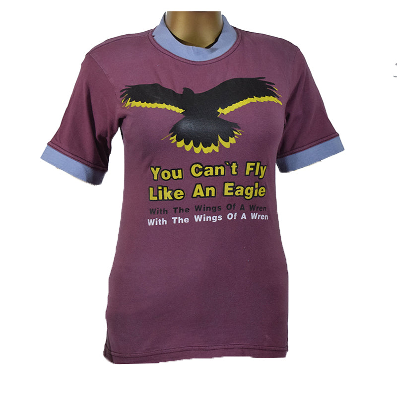 Women Eagle Printed T Shirt - Foxy Garments