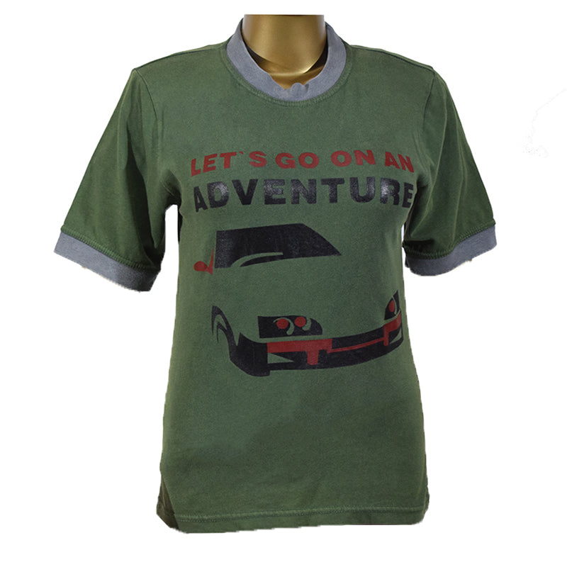 Women "ADVENTURE" Printed T Shirt - Foxy Garments