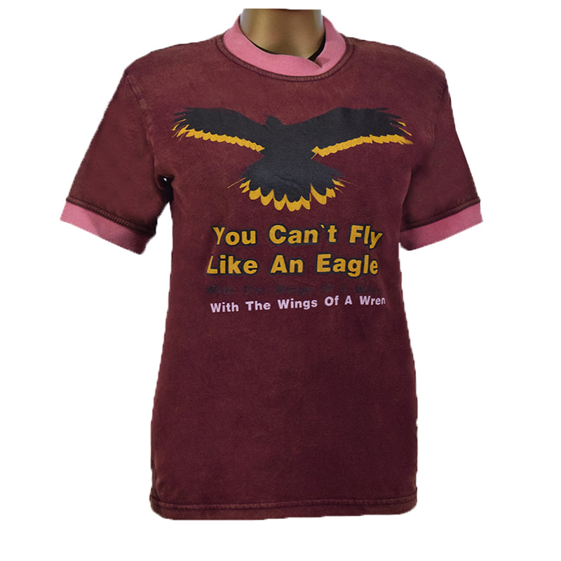 Women Eagle Printed T Shirt - Foxy Garments