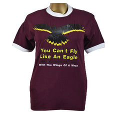 Women Eagle Printed T Shirt - Foxy Garments