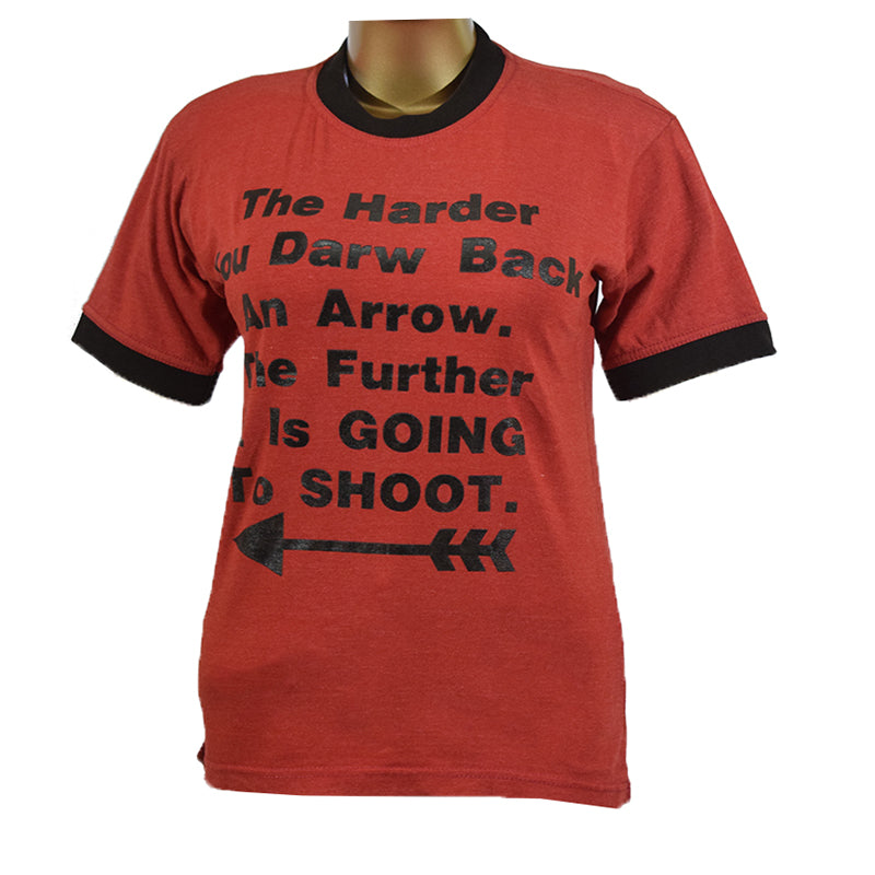 Women T Shirt With Arrow Print - Foxy Garments