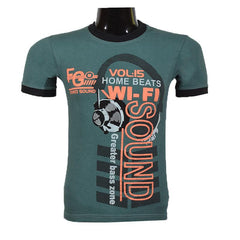 MEN Sound Printed T Shirt - Foxy Garments